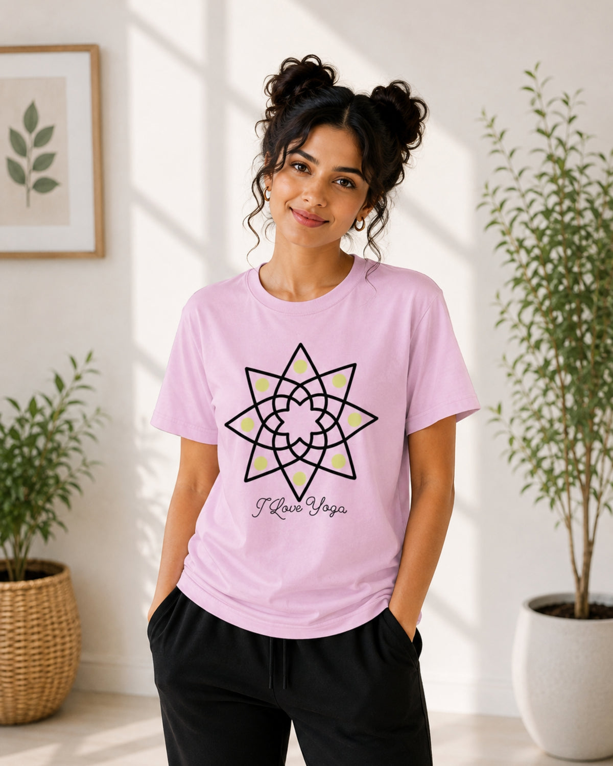 I Love Yoga Unisex Classic T-Shirt