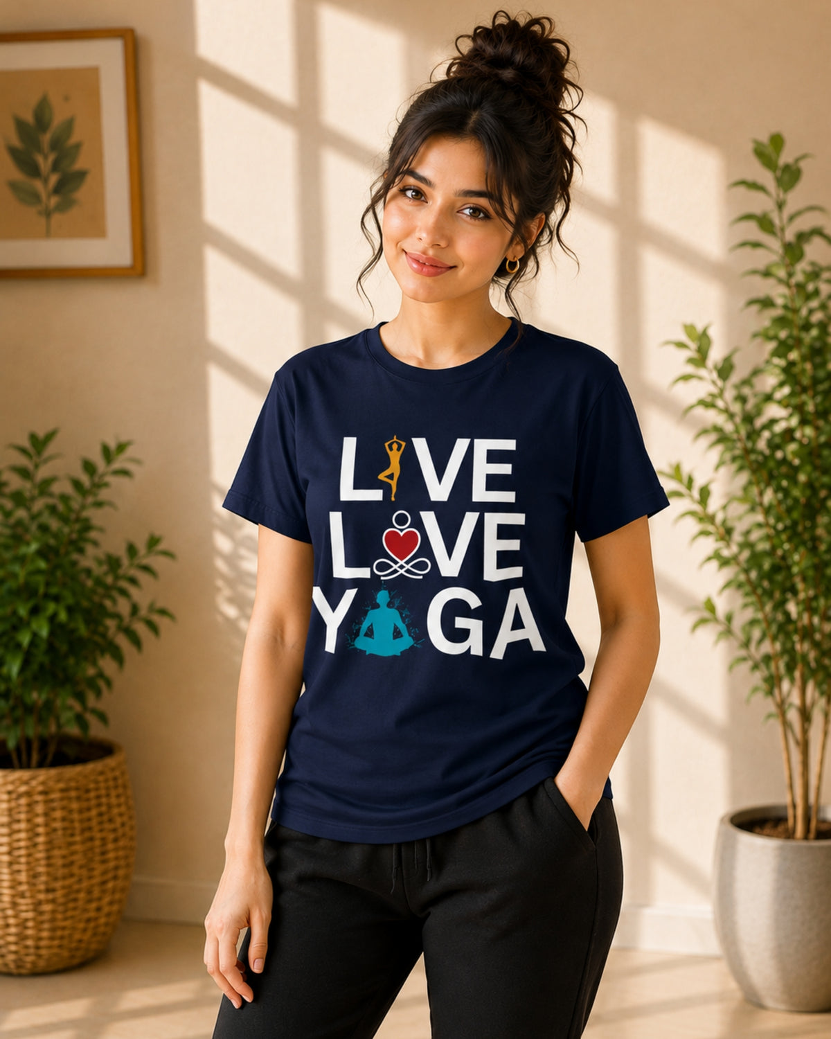 Live Love Yoga Unisex Classic T-Shirt - photo 9
