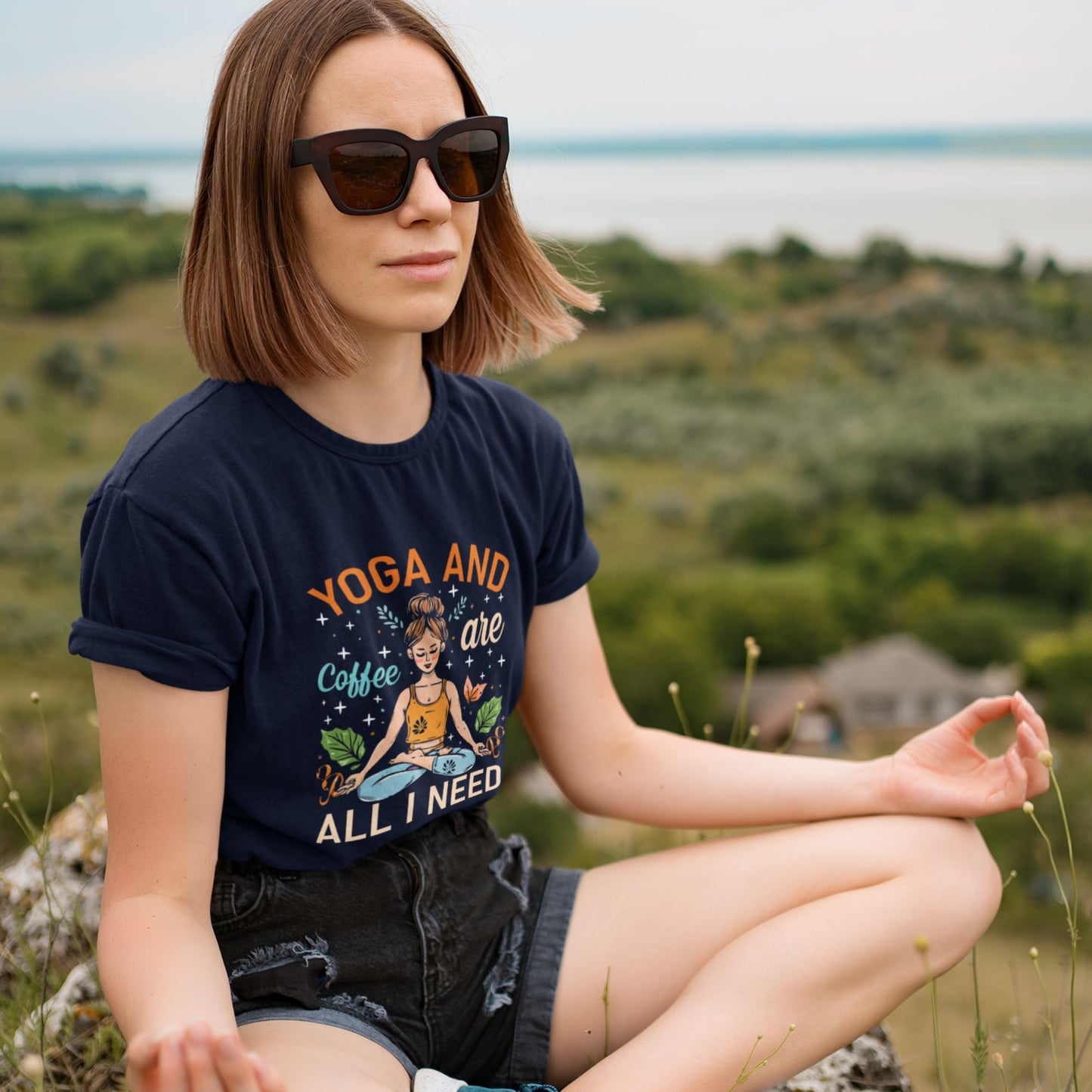 Yoga and Coffee are all I need Unisex Classic T-Shirt