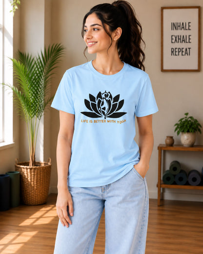 Life is Better with Yoga Unisex Classic T-Shirt