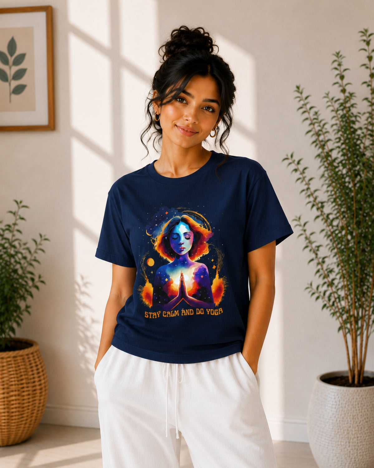 Stay Calm and do Yoga Unisex Classic T-Shirt - photo 10