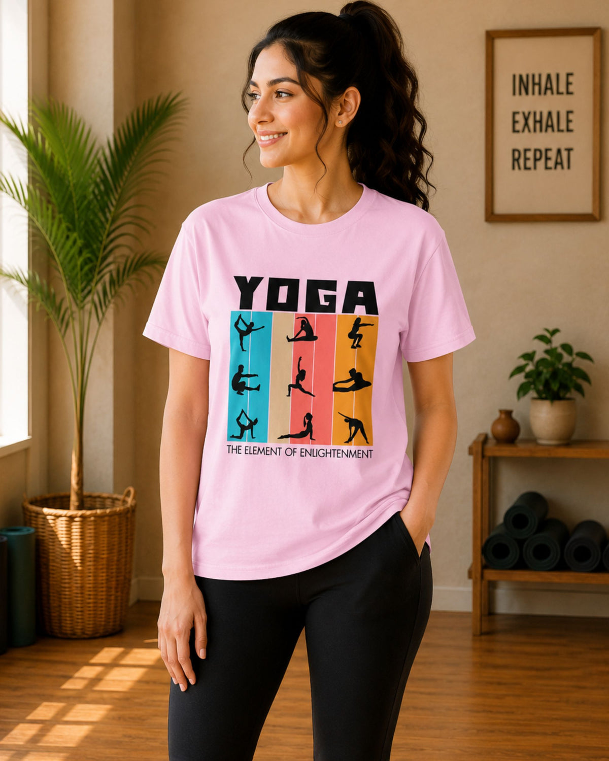 Yoga the Element of Enlightenment Unisex Classic T-Shirt - photo 5