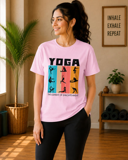 Yoga the Element of Enlightenment Unisex Classic T-Shirt - photo 5