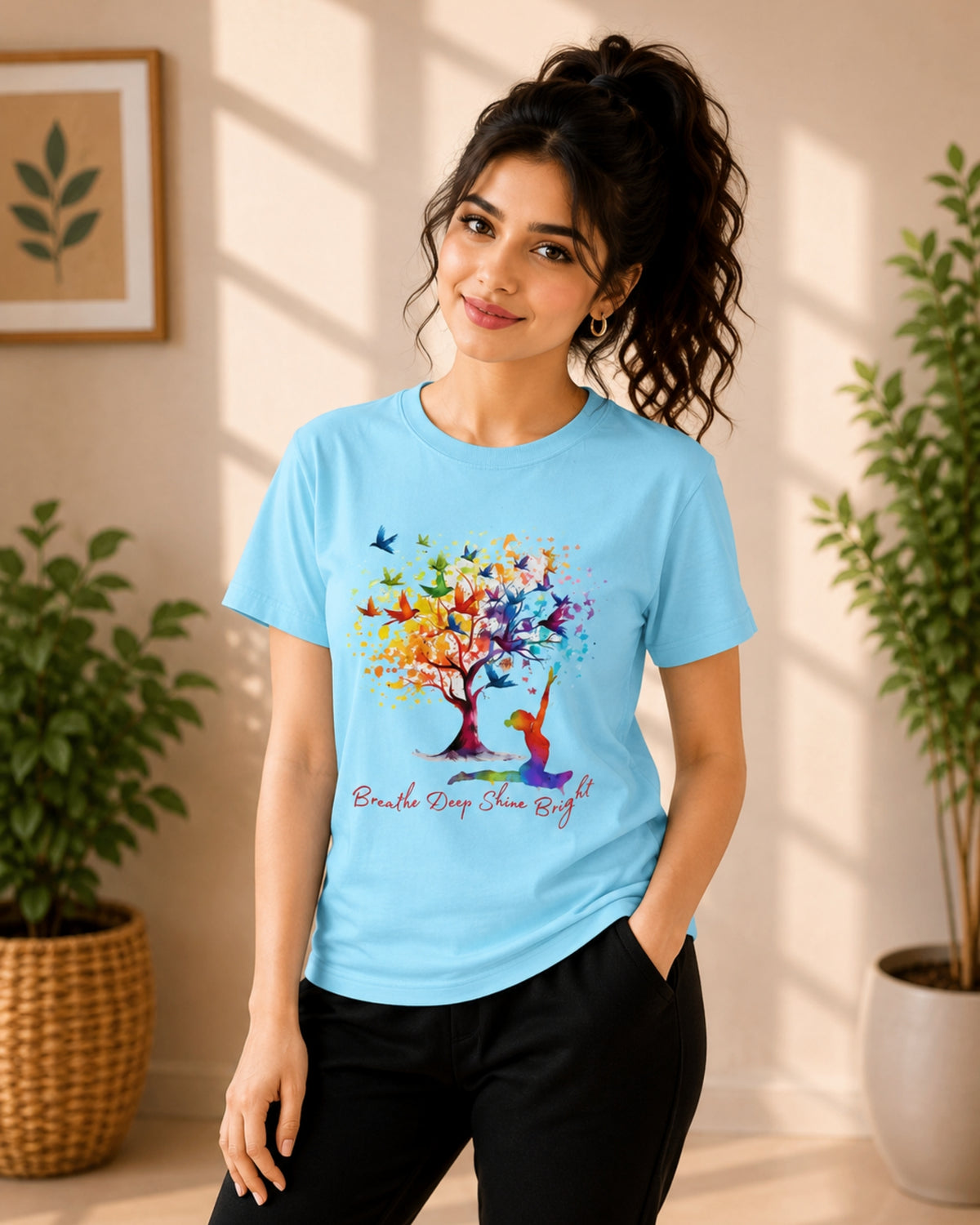 Breathe Deep Shine Bright Unisex Classic T-Shirt - photo 10