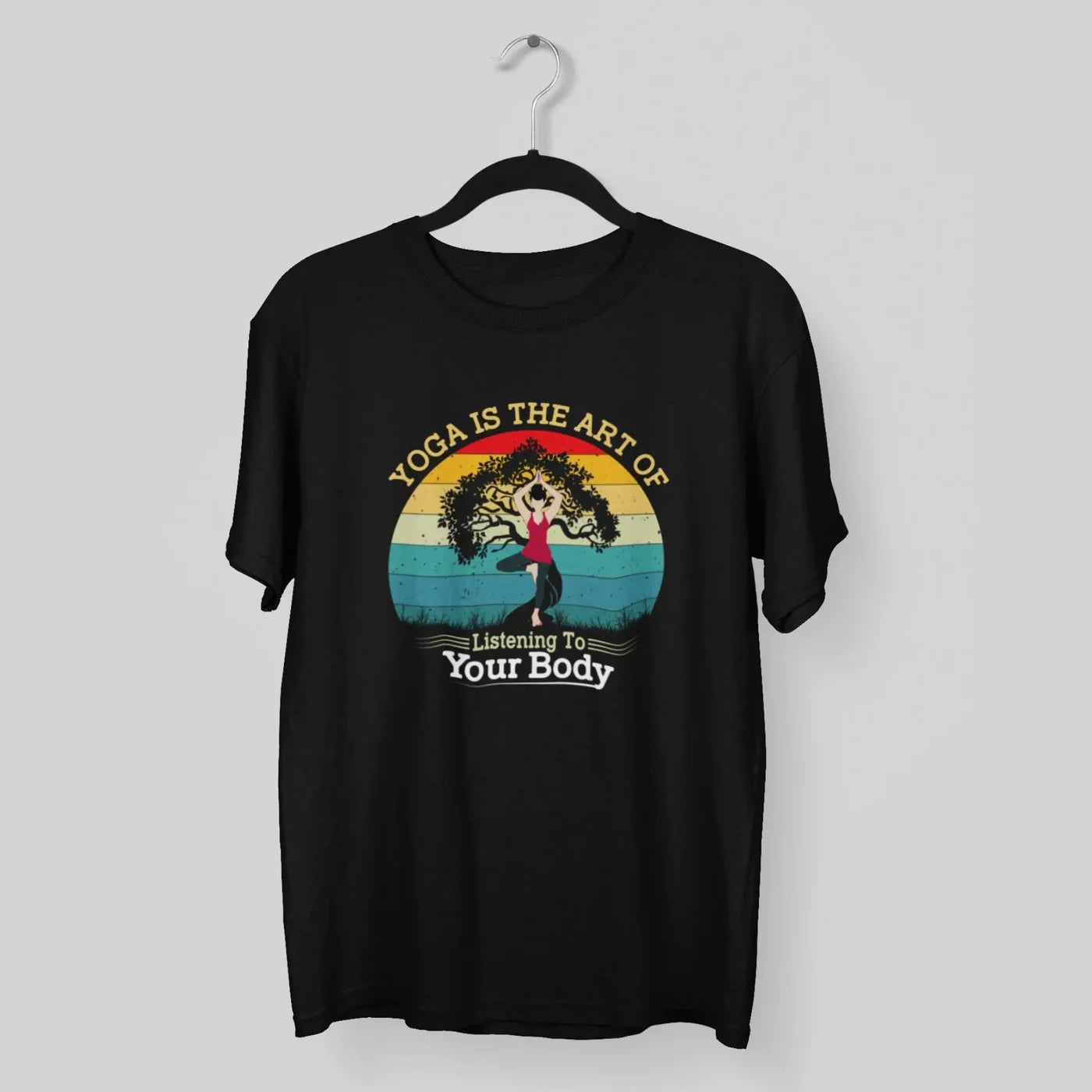Yoga is the art of listening to your body Unisex Classic T-Shirt