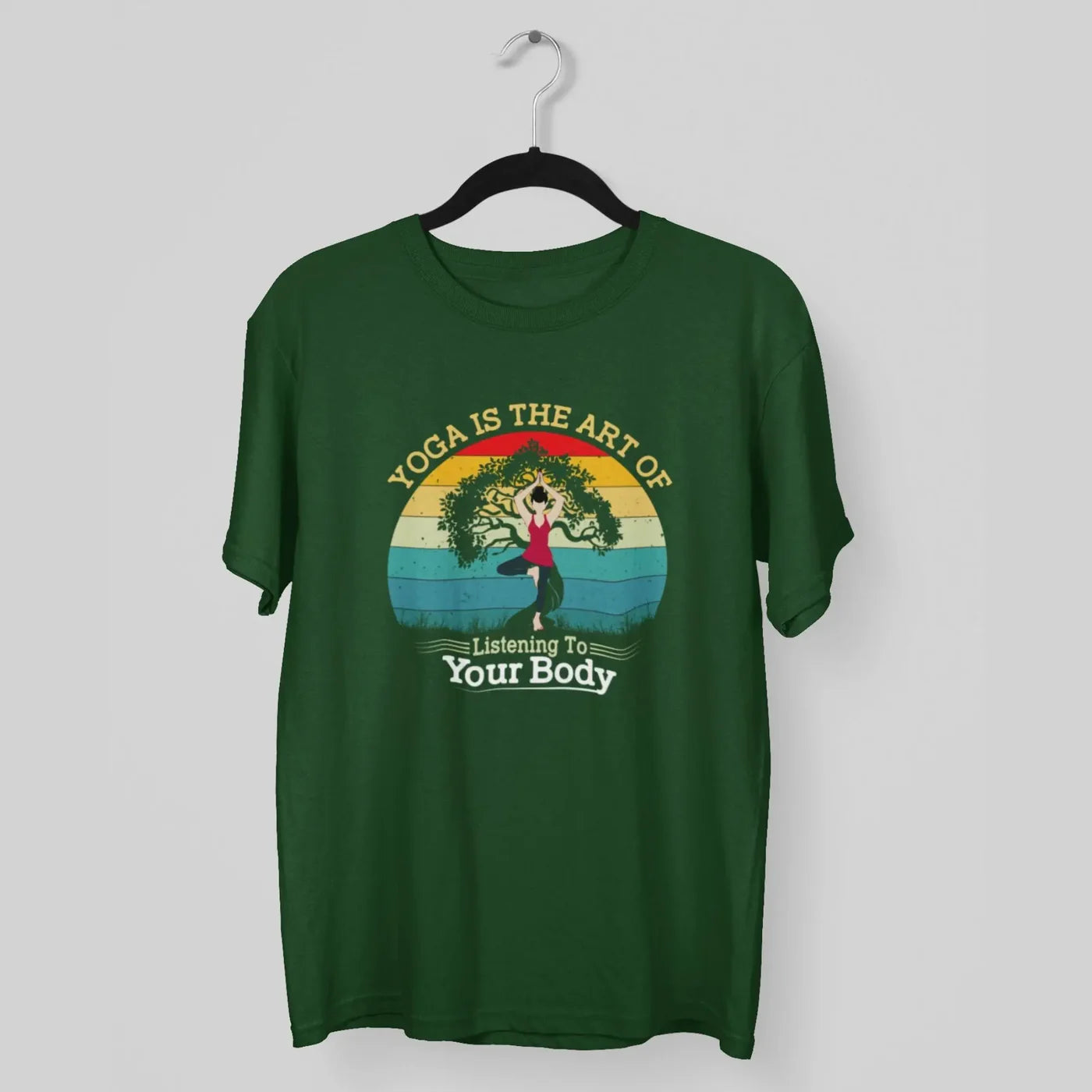 Yoga is the art of listening to your body Unisex Classic T-Shirt