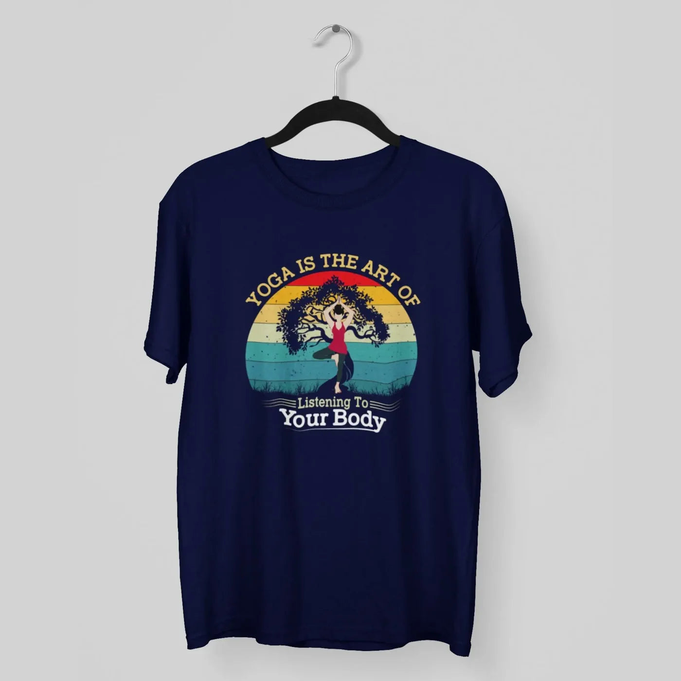 Yoga is the art of listening to your body Unisex Classic T-Shirt