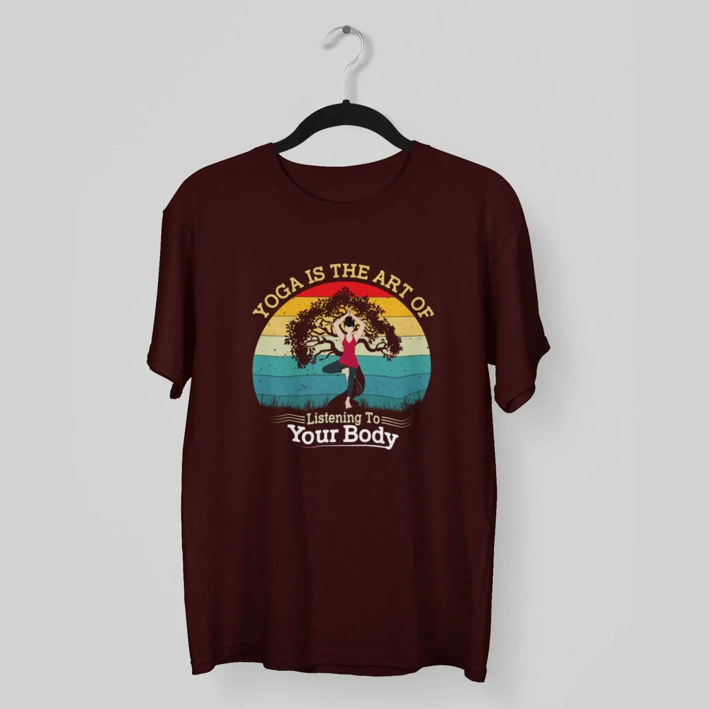 Yoga is the art of listening to your body Unisex Classic T-Shirt