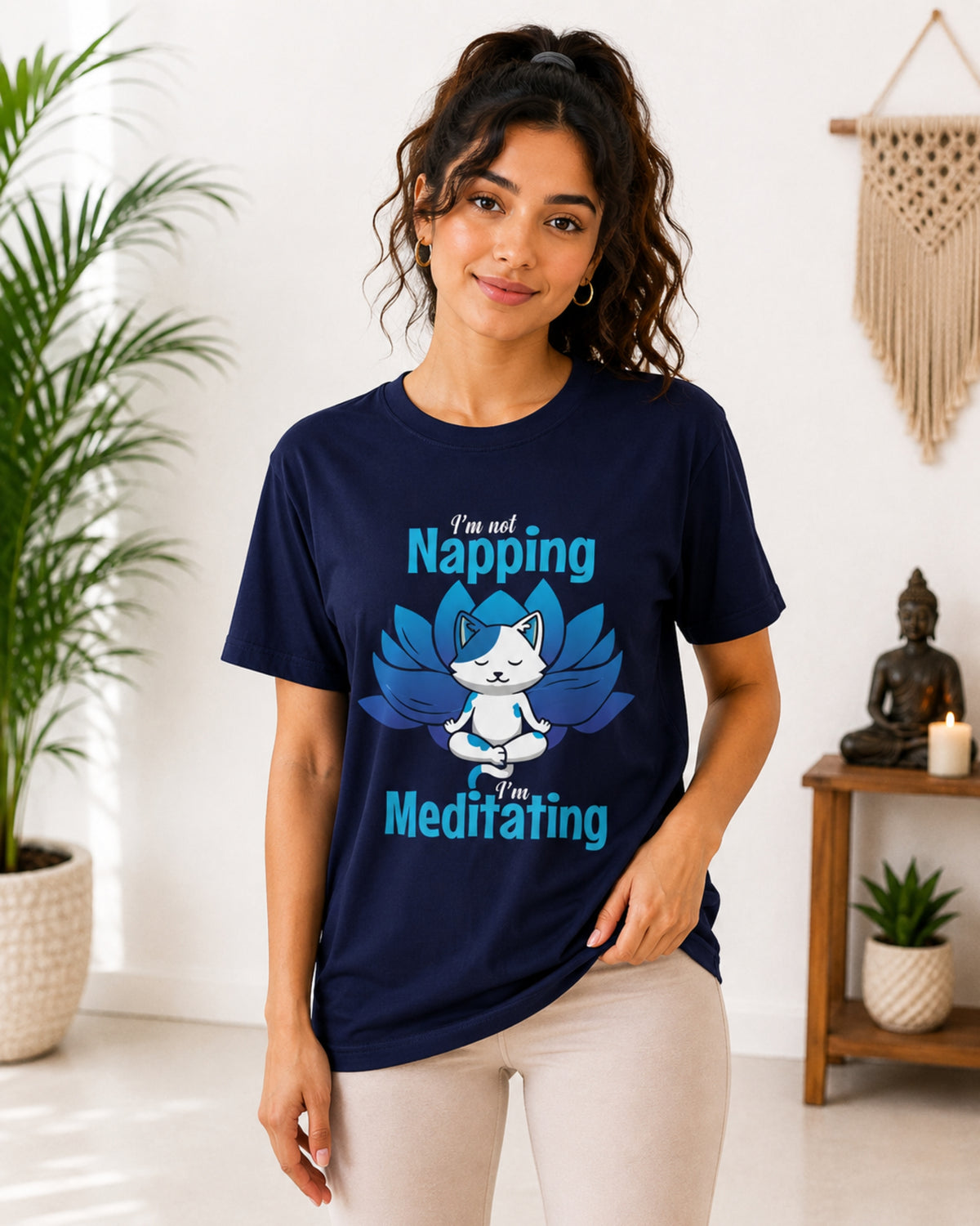 I'm not Napping I'm Meditating Unisex Classic T-Shirt - photo 7
