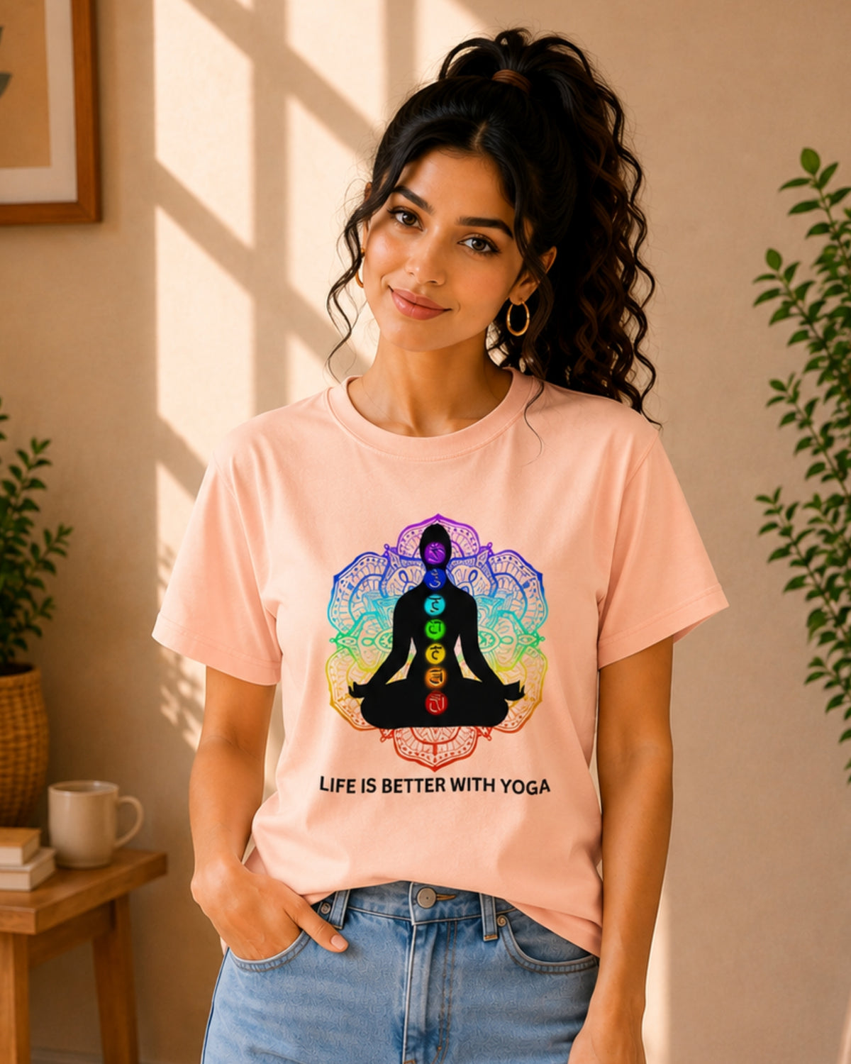 Life is Better With Yoga Unisex Classic T-Shirt - photo 9