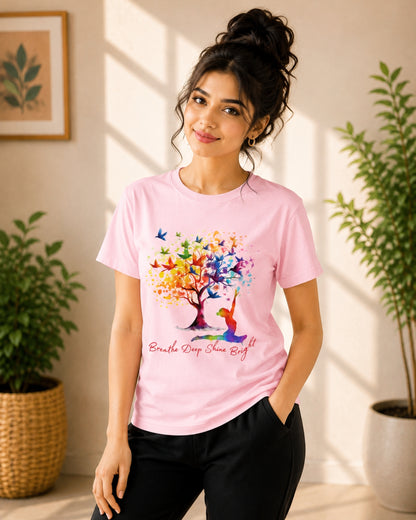 Breathe Deep Shine Bright Unisex Classic T-Shirt