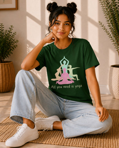 All You Need is Yoga Unisex Classic T-Shirt - photo 3