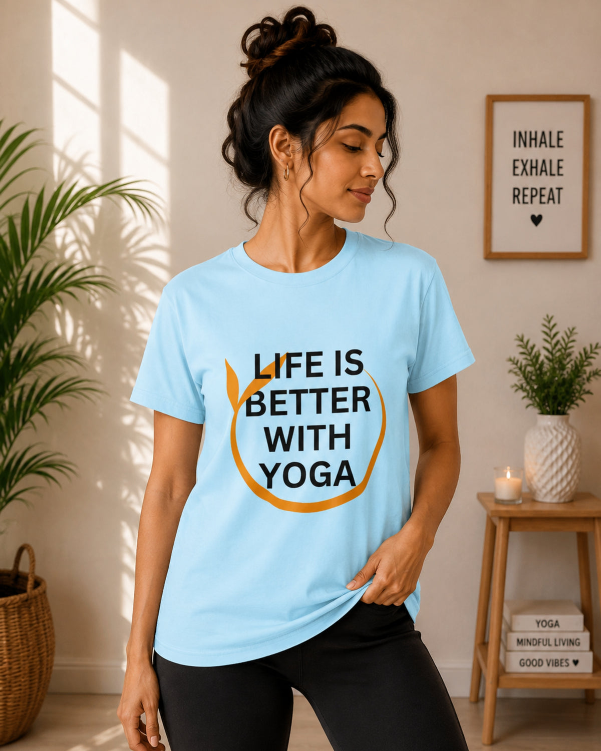 Life is Better with Yoga Unisex Classic T-Shirt