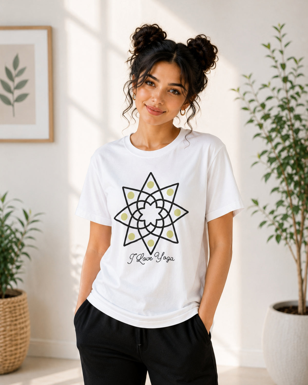I Love Yoga Unisex Classic T-Shirt - photo 9