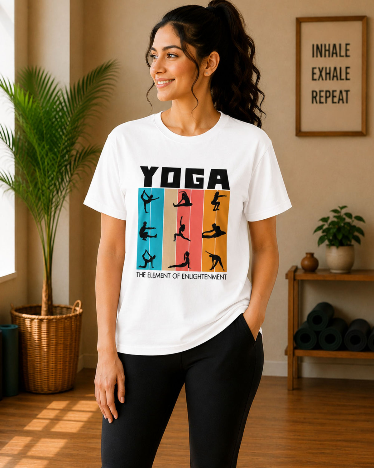 Yoga the Element of Enlightenment Unisex Classic T-Shirt - photo 4