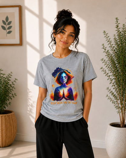 Stay Calm and do Yoga Unisex Classic T-Shirt
