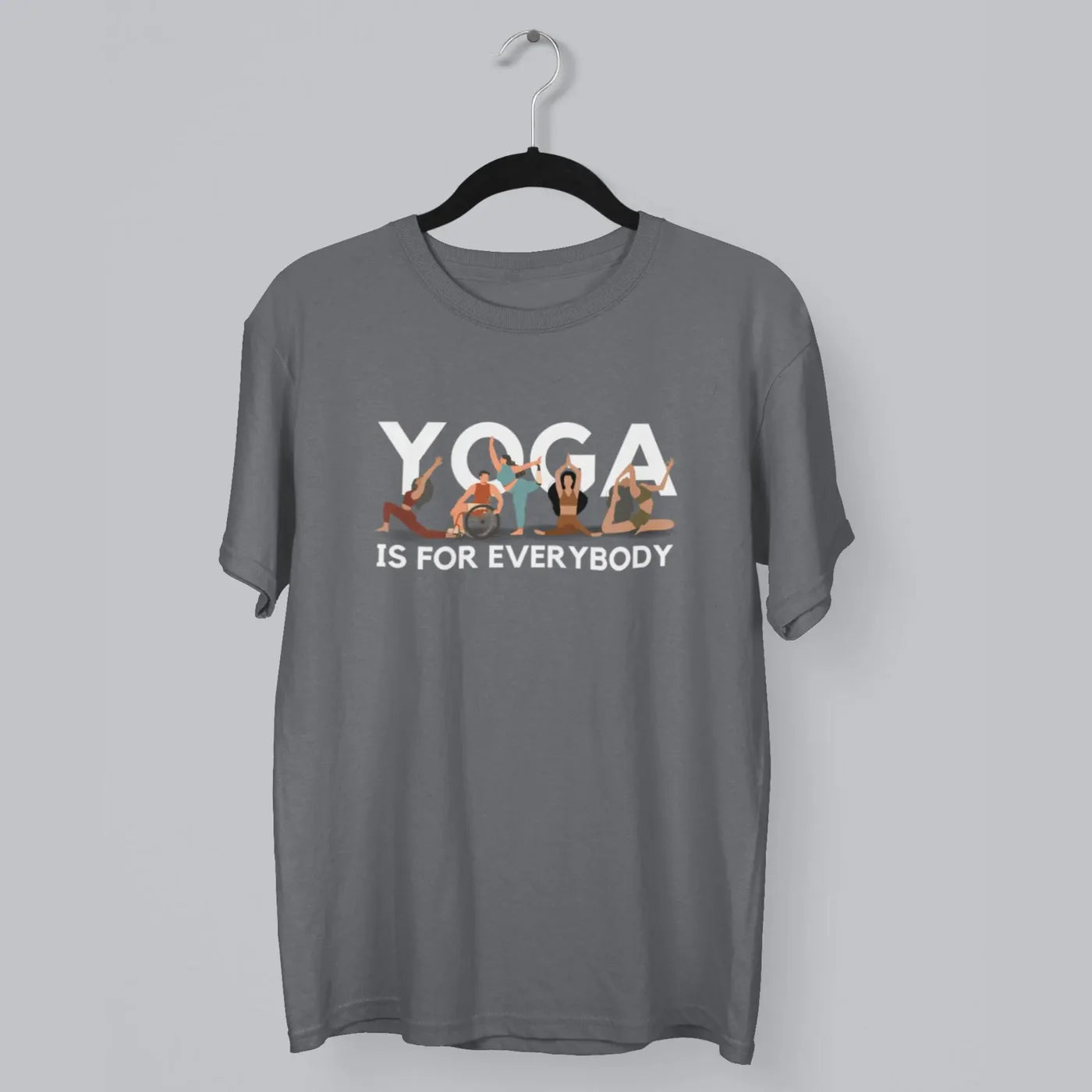 Yoga is for Everybody Unisex T-Shirt | Premium Cotton Yoga Wear India | NAFEYA