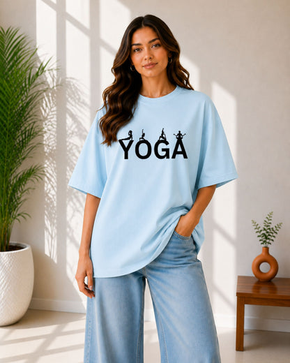 Yoga Unisex Oversized Tee
