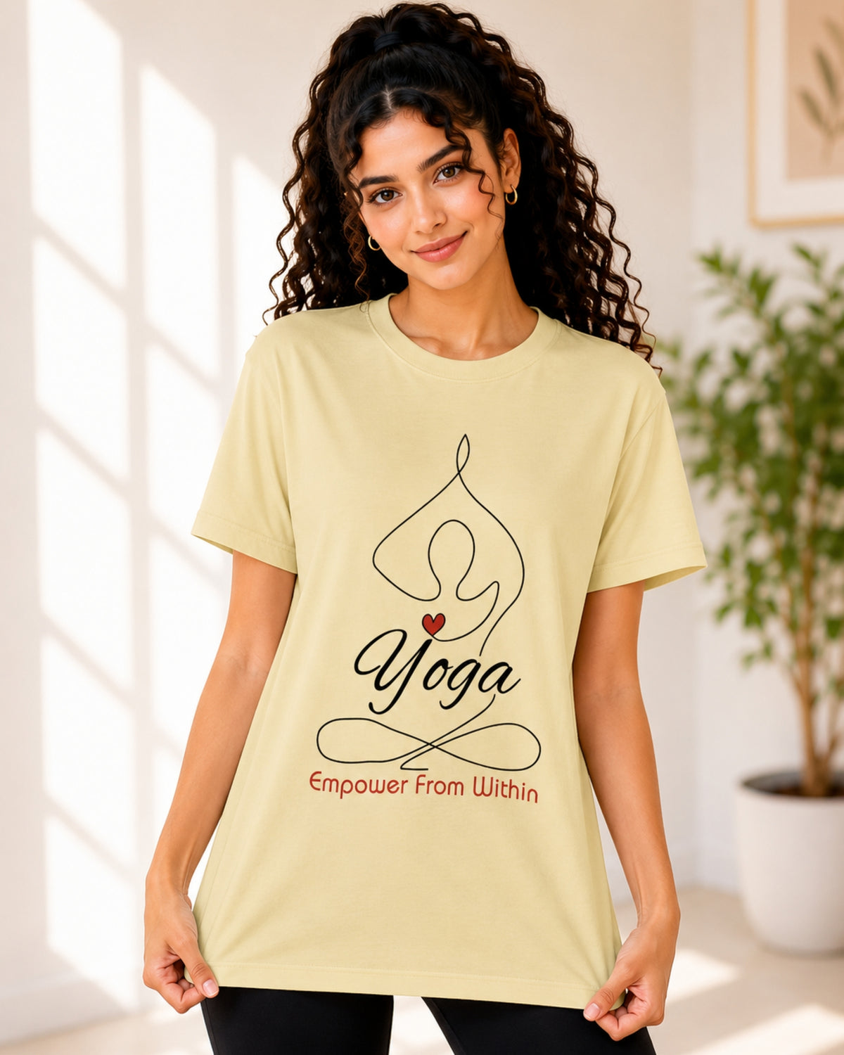 Yoga Empower from within Unisex Classic T-Shirt
