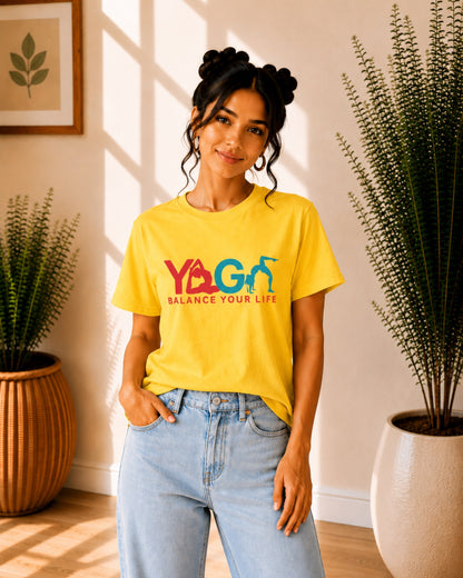Yoga Balance Your Life Unisex Classic T-Shirt