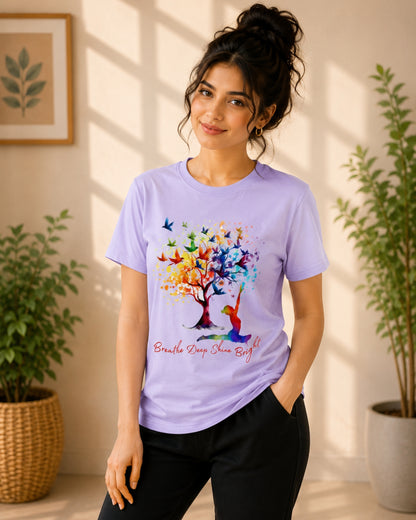 Breathe Deep Shine Bright Unisex Classic T-Shirt