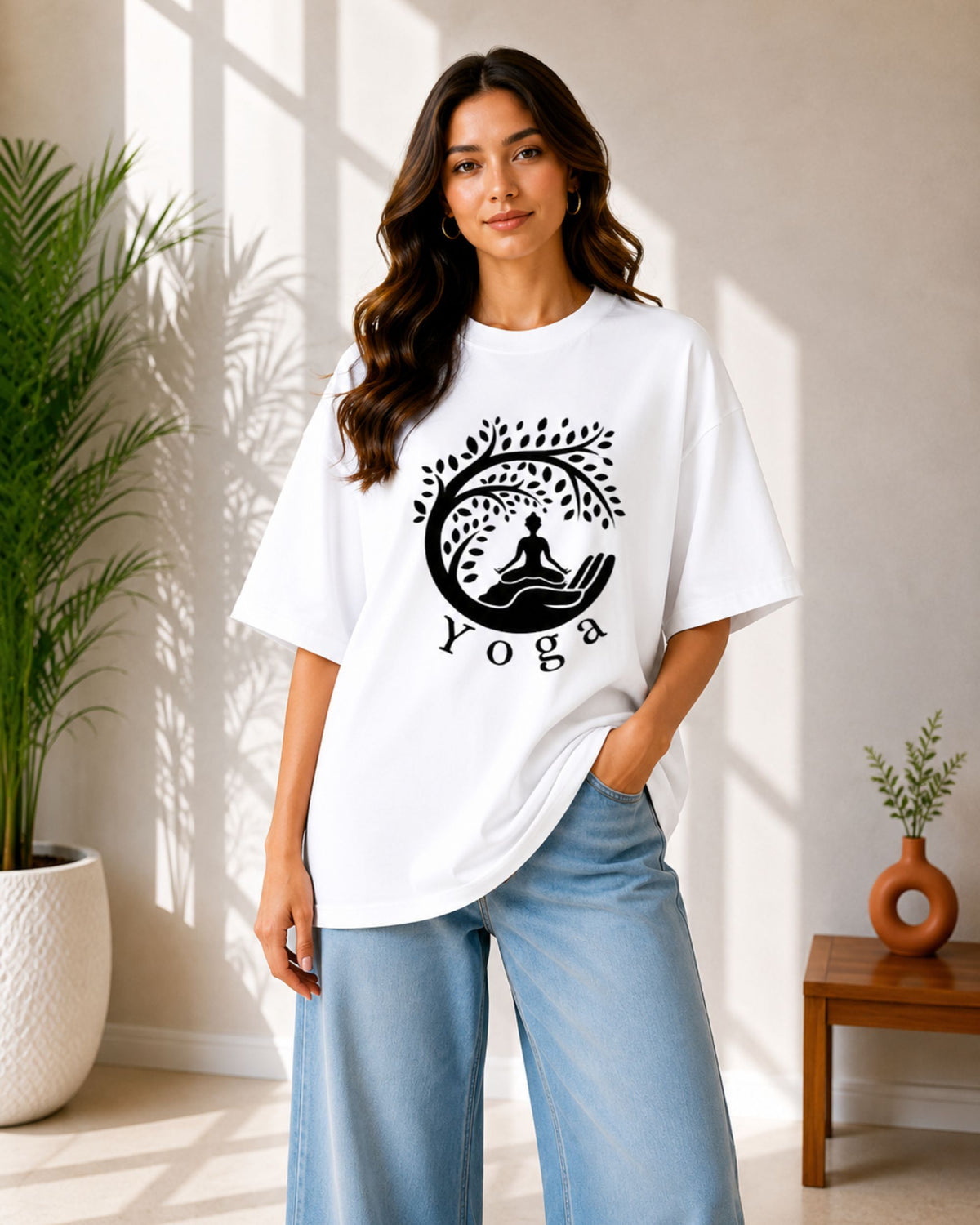 Yoga Unisex Oversized Tee - photo 7