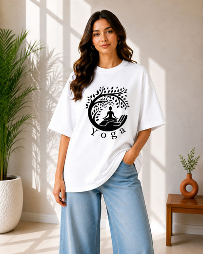 Yoga Unisex Oversized Tee - photo 7