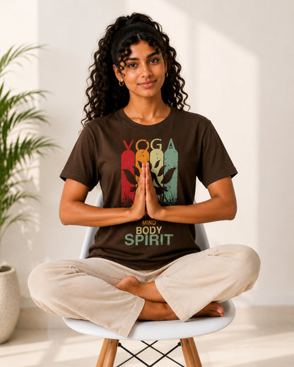 Yoga Mind Body Spirit Unisex Classic T-Shirt - photo 5