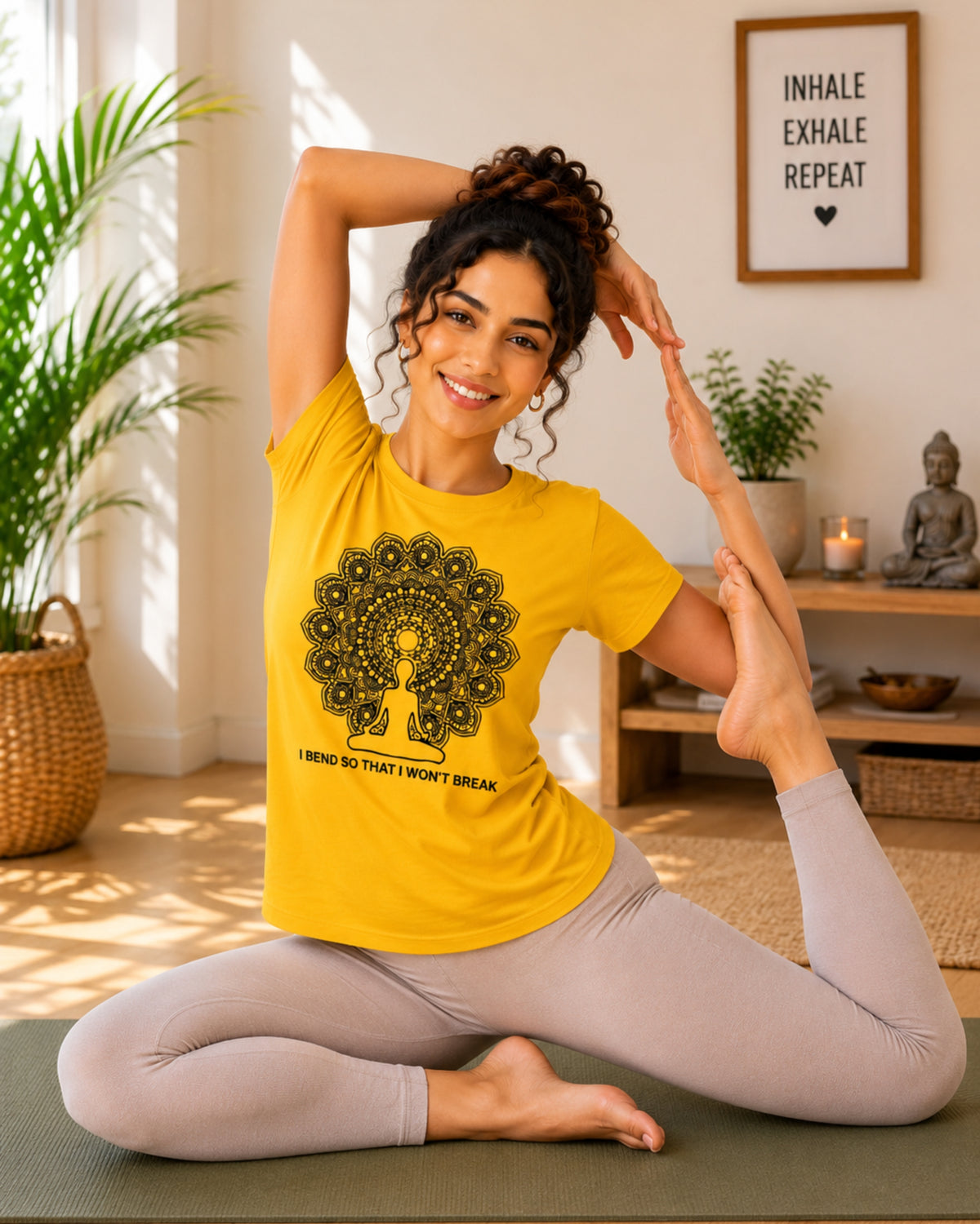 I Bend so that won't Break Unisex Classic T-Shirt - front view