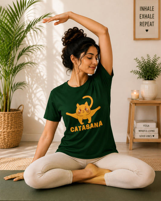 Catasana Unisex Classic Crew T-Shirt - photo 2