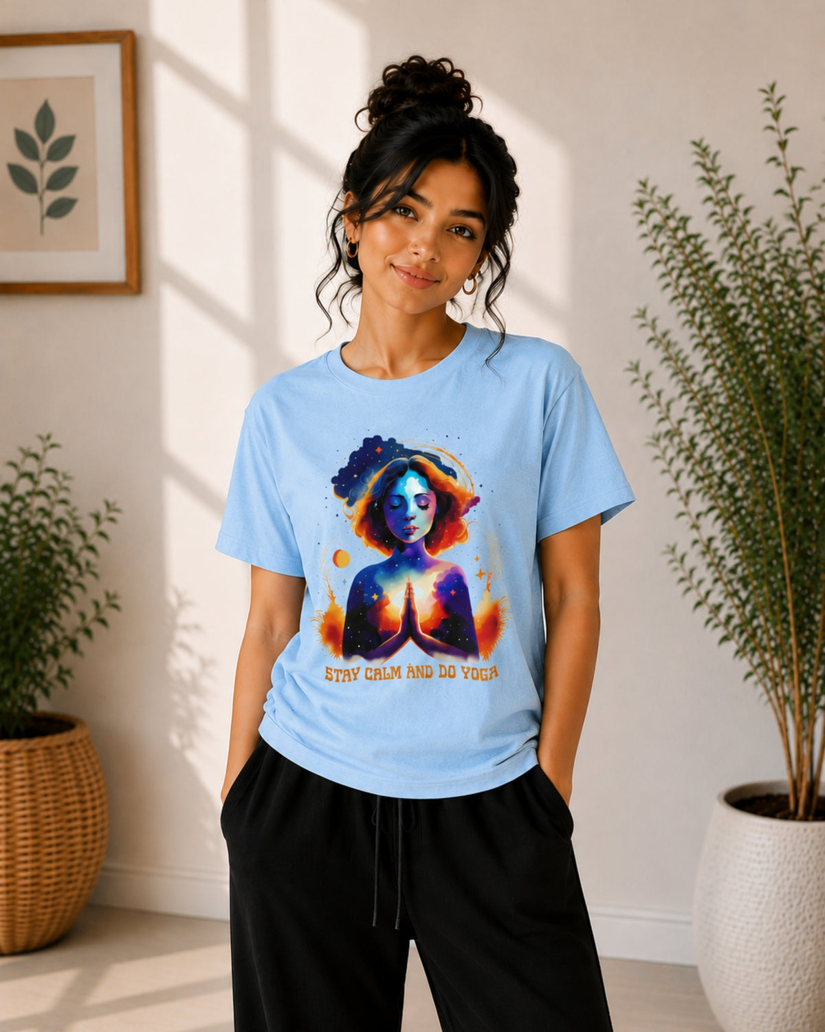 Stay Calm and do Yoga Unisex Classic T-Shirt