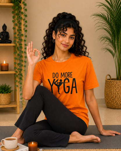 Do more Yoga Unisex Classic T-Shirt - front view