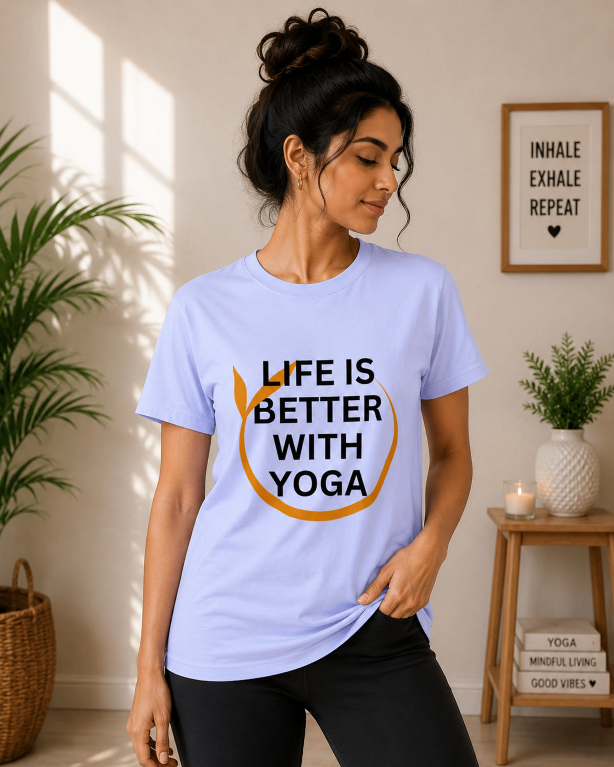 Life is Better with Yoga Unisex Classic T-Shirt - photo 9