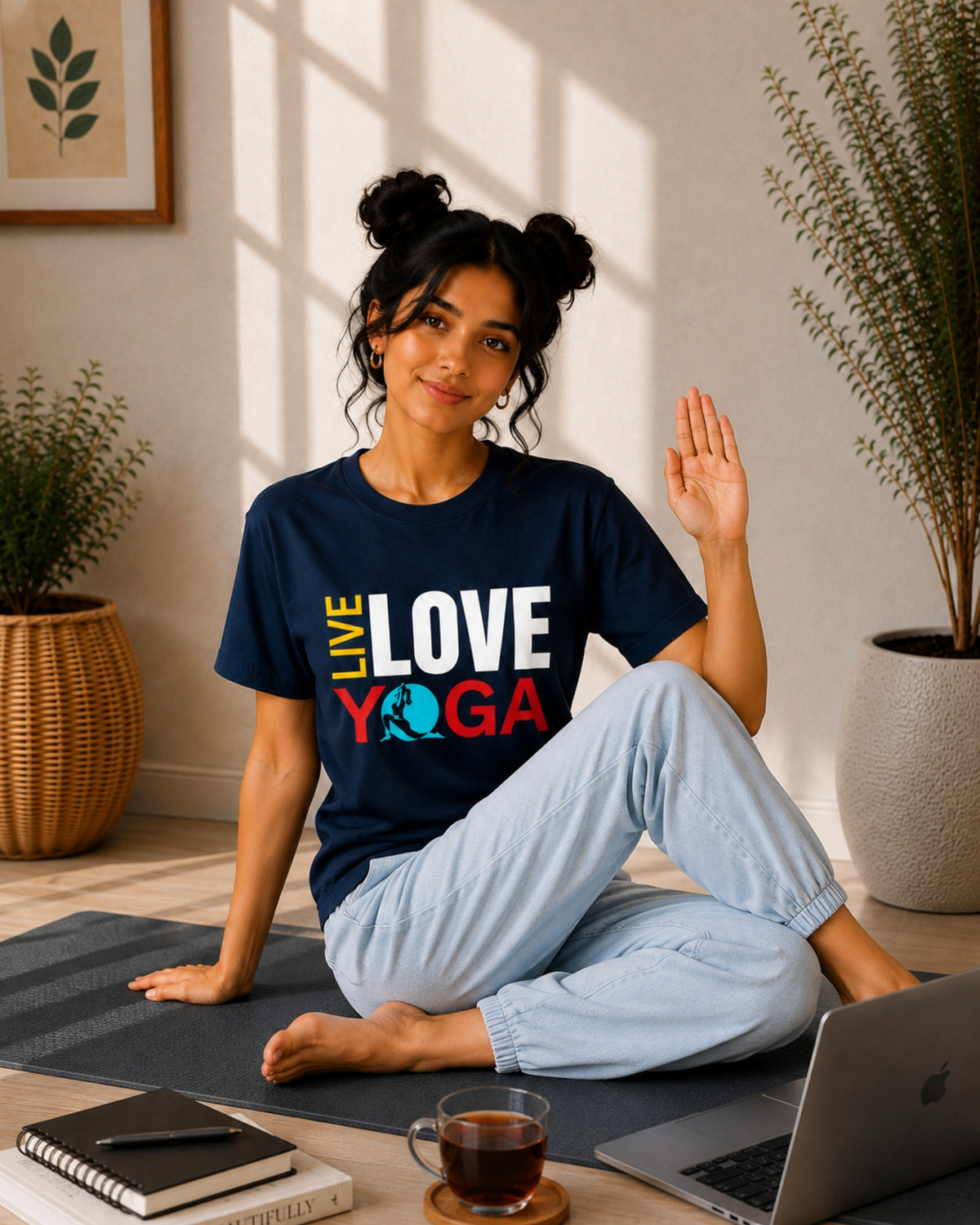 Live Love Yoga Unisex Classic T-Shirt - photo 2