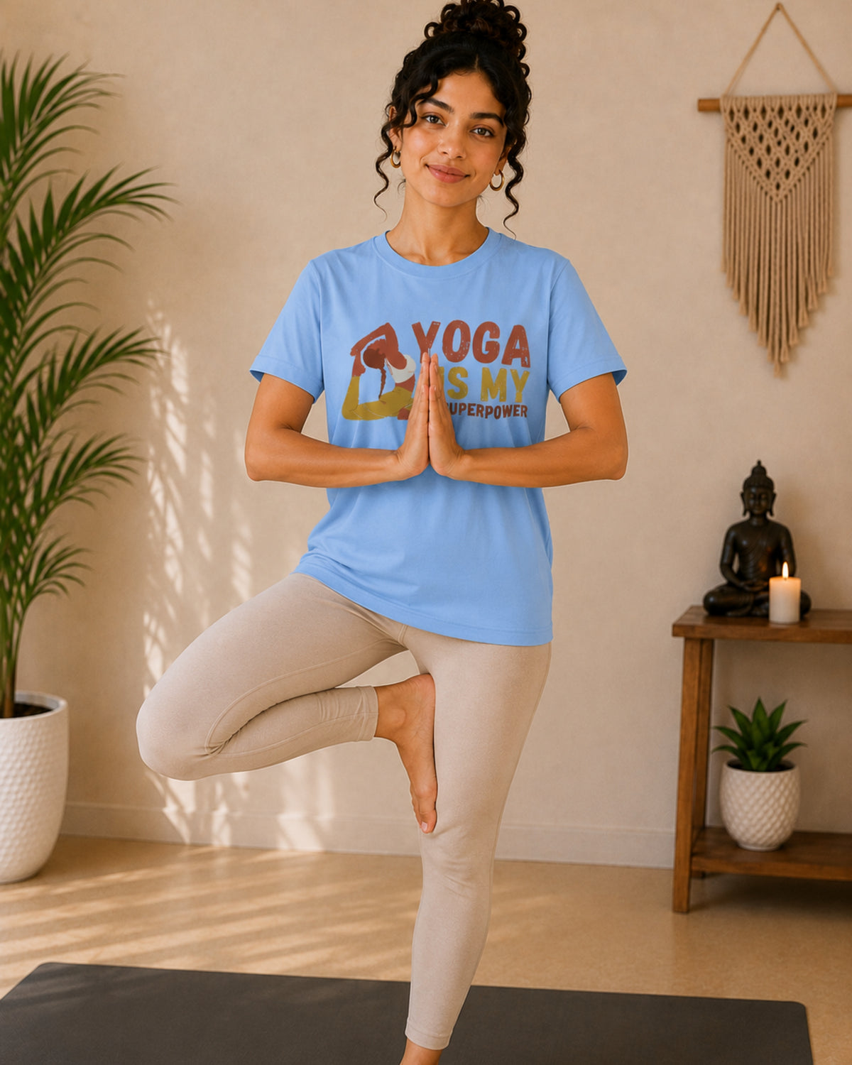 Yoga is My superpower Unisex Classic T-Shirt - photo 3