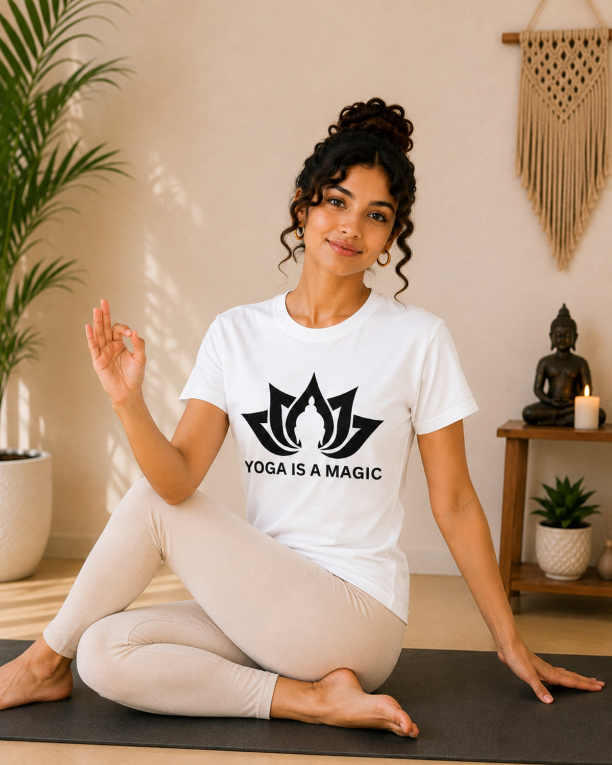 Yoga is a magic Unisex Classic T-Shirt - photo 5