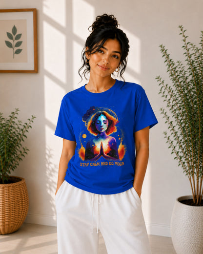Stay Calm and do Yoga Unisex Classic T-Shirt