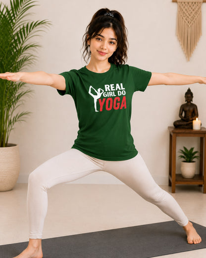 Real girl do Yoga Unisex Classic T-Shirt - photo 4