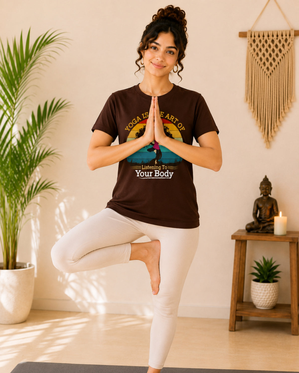 Yoga is the art of listening to your body Unisex Classic T-Shirt - photo 6
