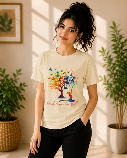 Breathe Deep Shine Bright Unisex Classic T-Shirt