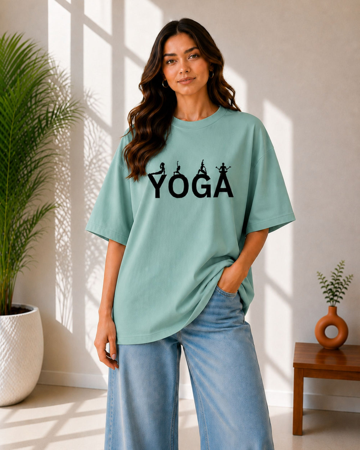 Yoga Unisex Oversized Tee