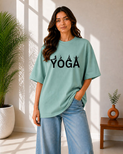Yoga Unisex Oversized Tee