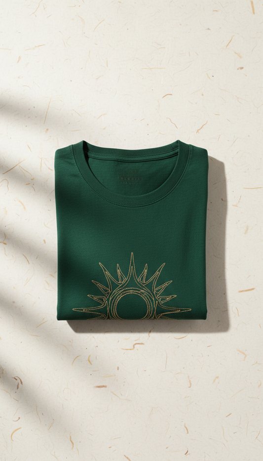 Gold-Accent Yoga T-Shirt