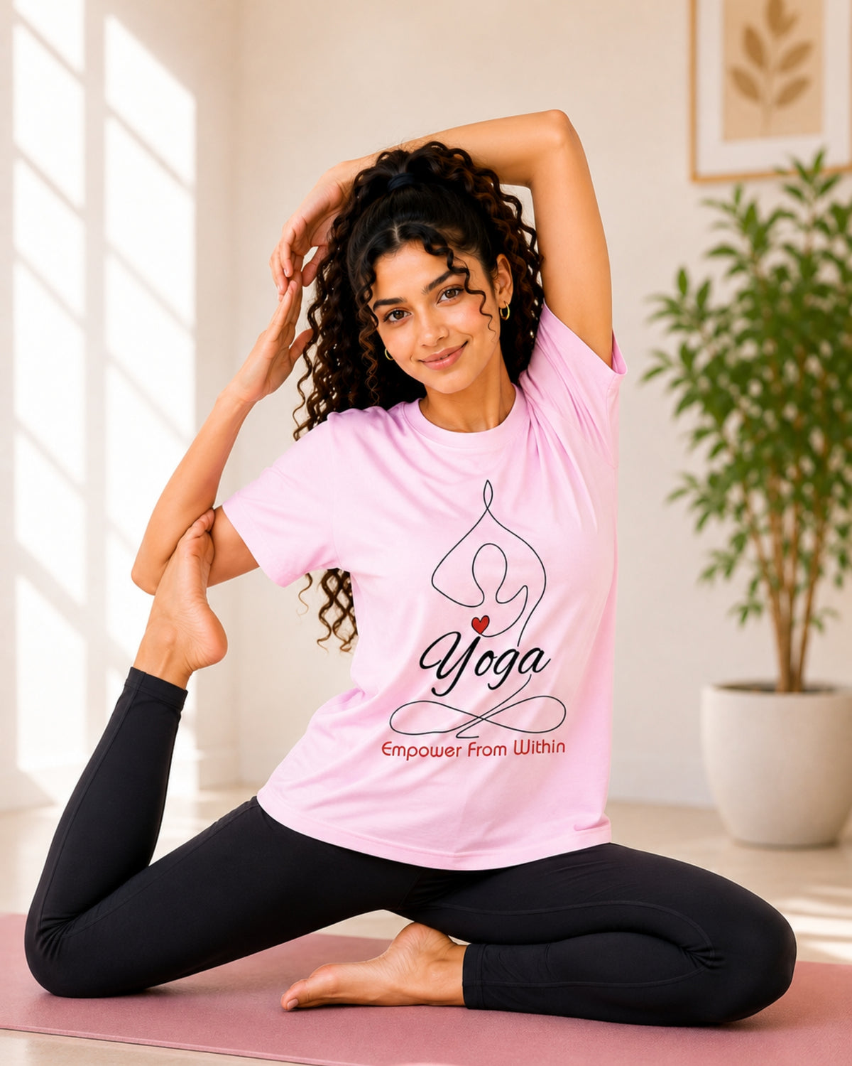Yoga Empower from within Unisex Classic T-Shirt - photo 2