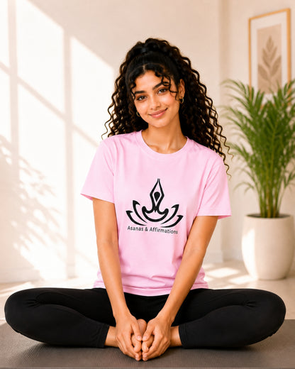 Asanas & Affirmations Unisex Classic T-Shirt - front view