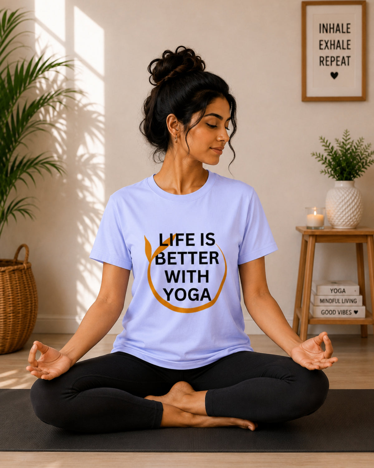 Life is Better with Yoga Unisex Classic T-Shirt - photo 4