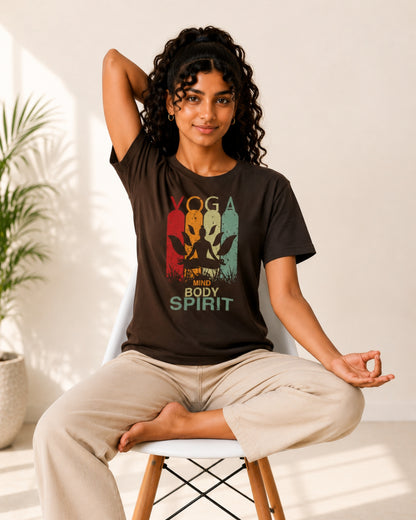 Yoga Mind Body Spirit Unisex Classic T-Shirt - photo 3