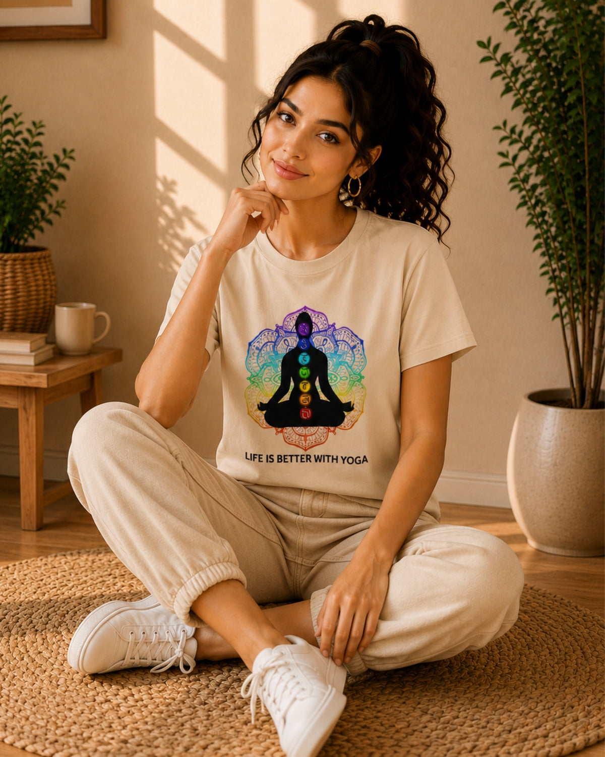 Life is Better With Yoga Unisex Classic T-Shirt - photo 5