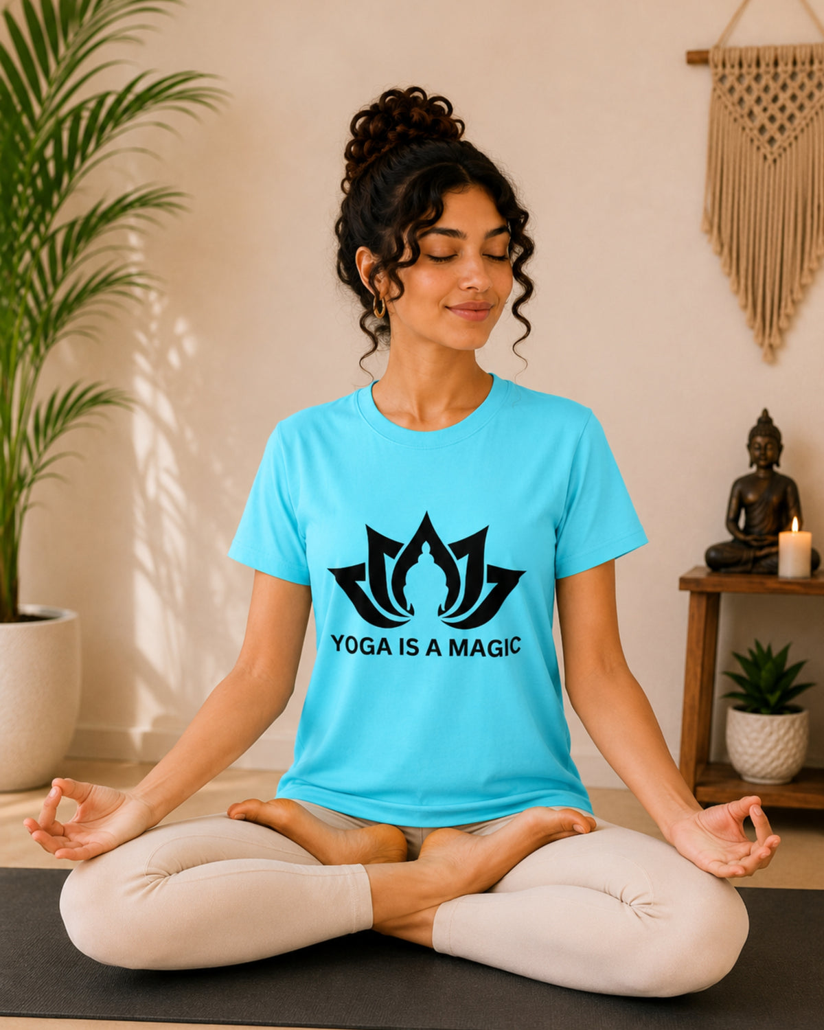 Yoga is a magic Unisex Classic T-Shirt - photo 4