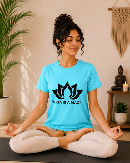 Yoga is a magic Unisex Classic T-Shirt - photo 4
